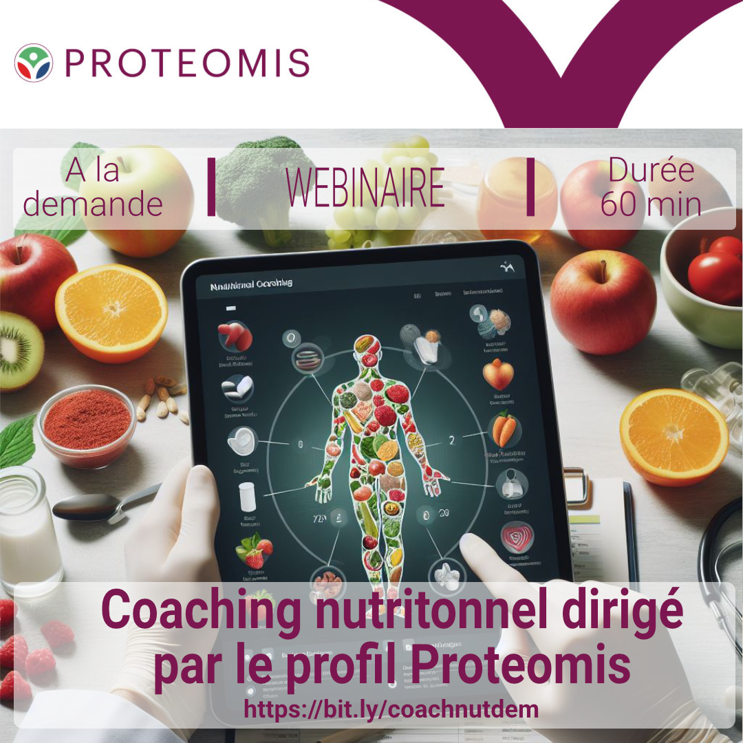 Coaching nutritionnel dirigé par le profil Proteomis