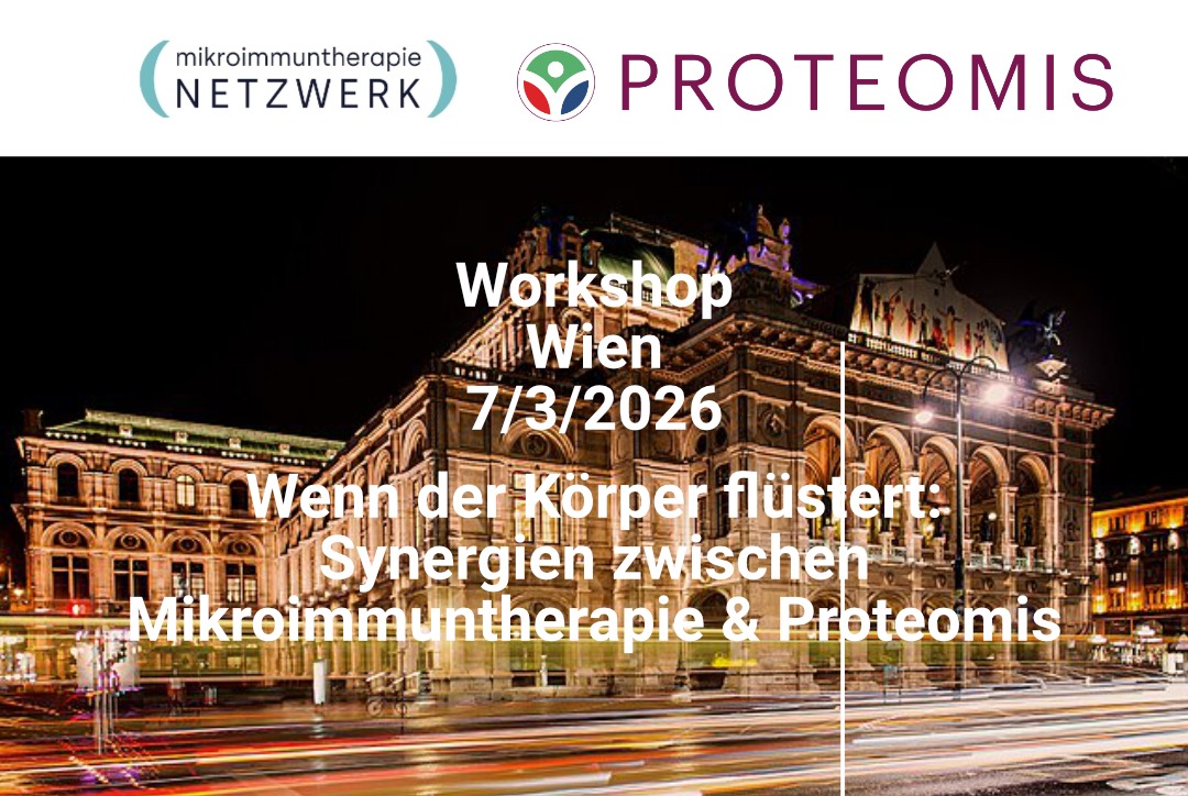Workshop : Wenn der Körper flüstert: Synergien zwischen Mikroimmuntherapie & Proteomis
