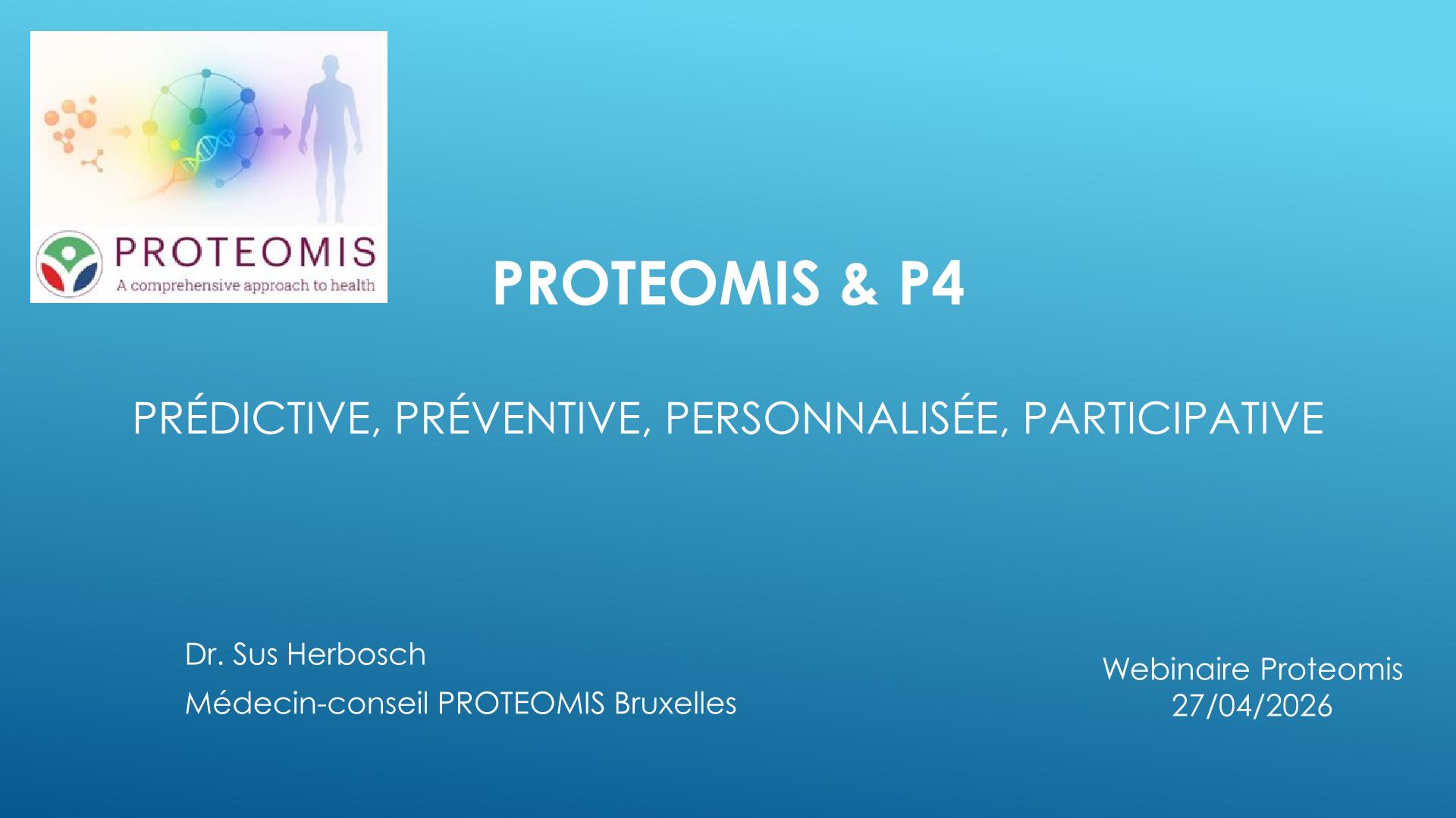 Proteomis : un outil pour la médecine P4